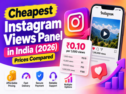 Instagram views panel price comparison in India for 2026
